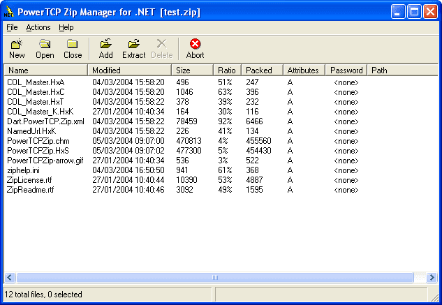 PowerTCP Zip Compression for .NET 제품 이미지