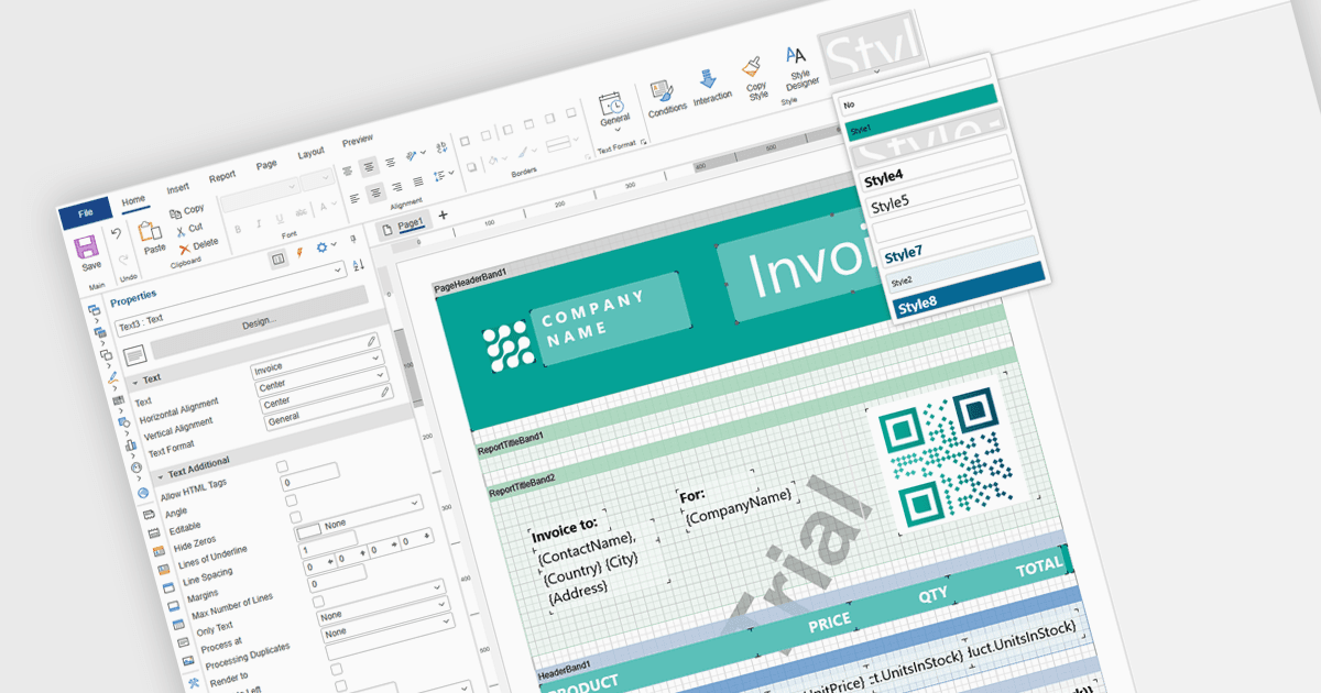 Appliquez plus rapidement un style de rapport cohérent