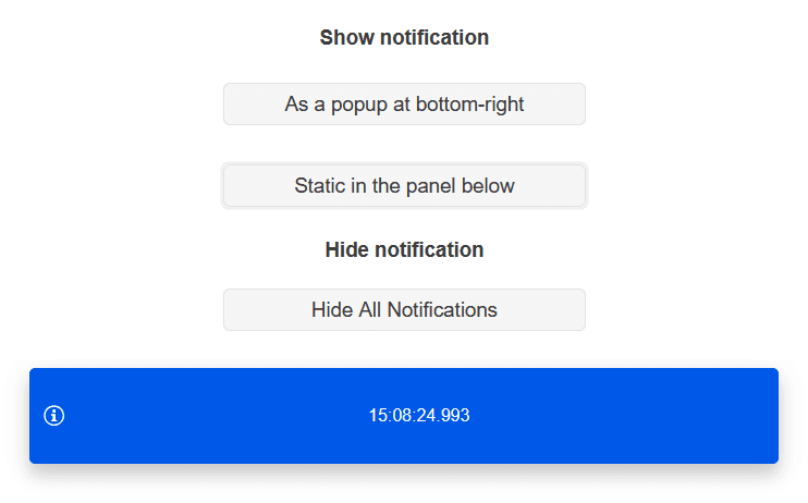 Telerik UI for ASP.NET MVC UI Notification Controls 제품 이미지 Telerik UI for ASP.NET MVC UI Notification Controls 제품 이미지
