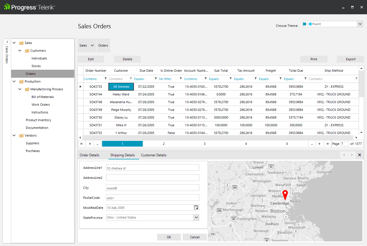Telerik UI for WinForms 產品圖片
