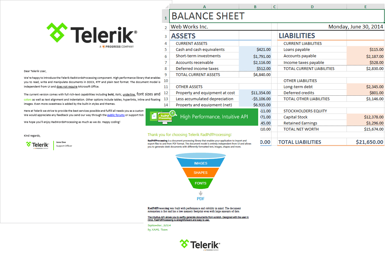 imagem do produto Telerik Document Processing Libraries