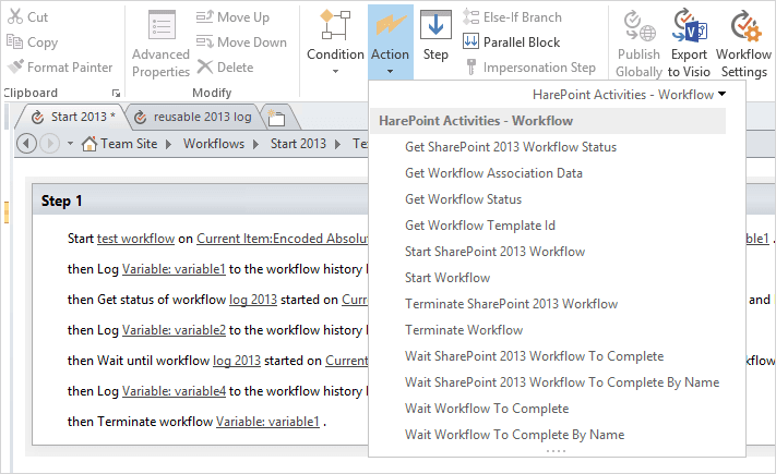 imagem do produto HarePoint Workflow Extensions for SharePoint