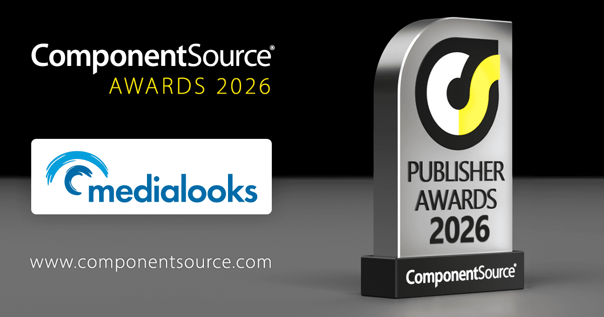 Medialooks Wins ComponentSource Award