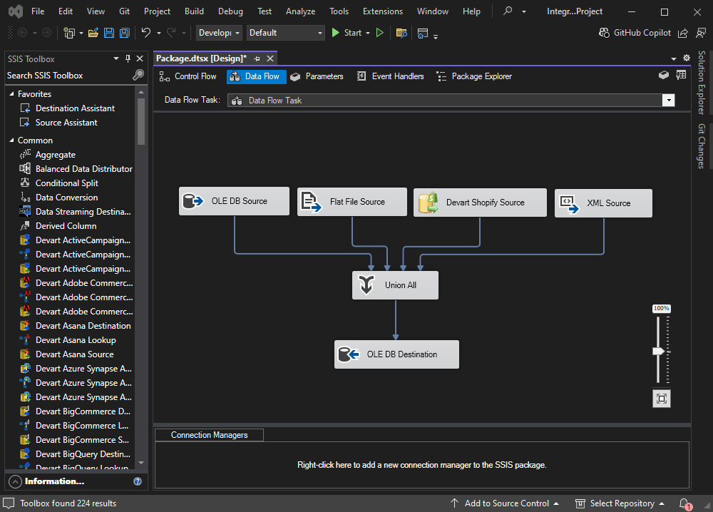 imagem do produto Devart SSIS Data Flow Components