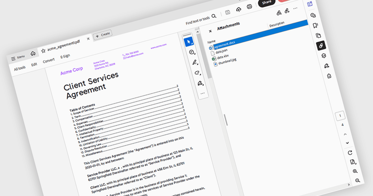 Easily Extract Attachments from PDFs