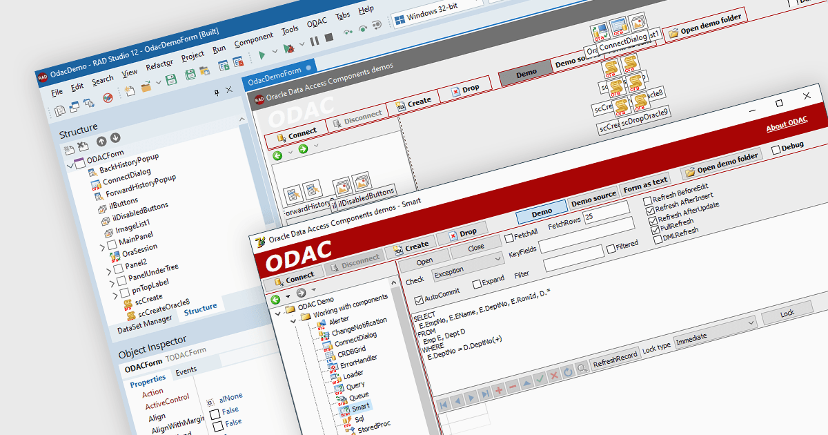 Verbindung mit beliebten Datenbanken von RAD Studio 12