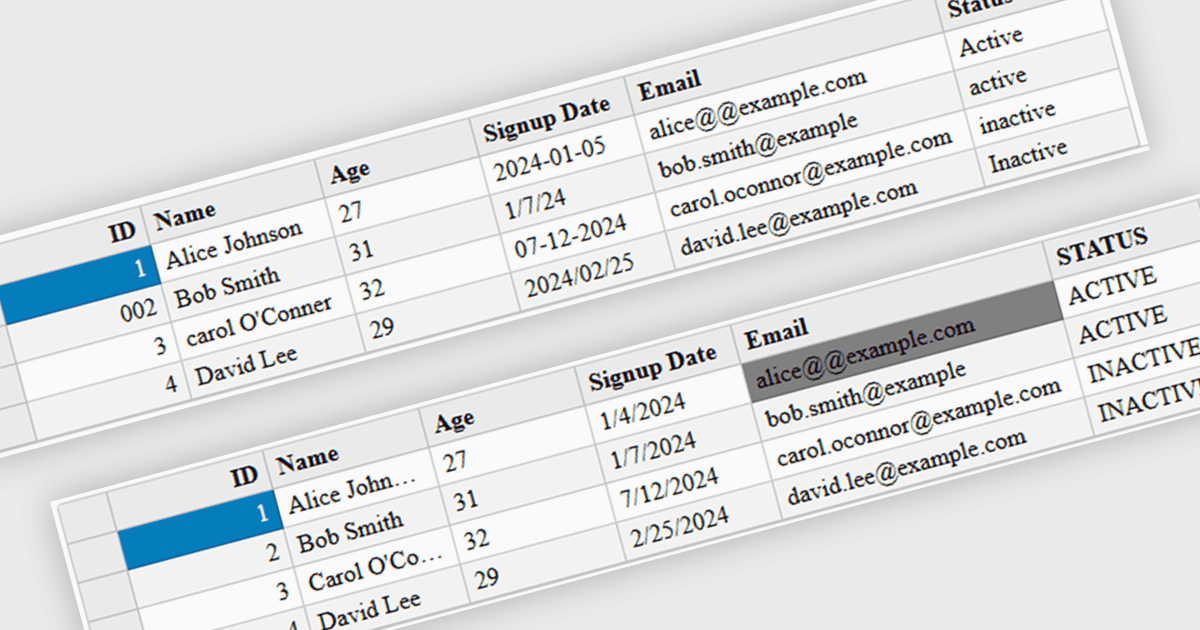 Manage Messy Data in your JavaScript Application