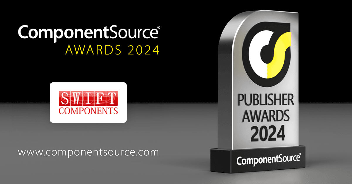 SWIFT Components, ComponentSource 어워드 수상