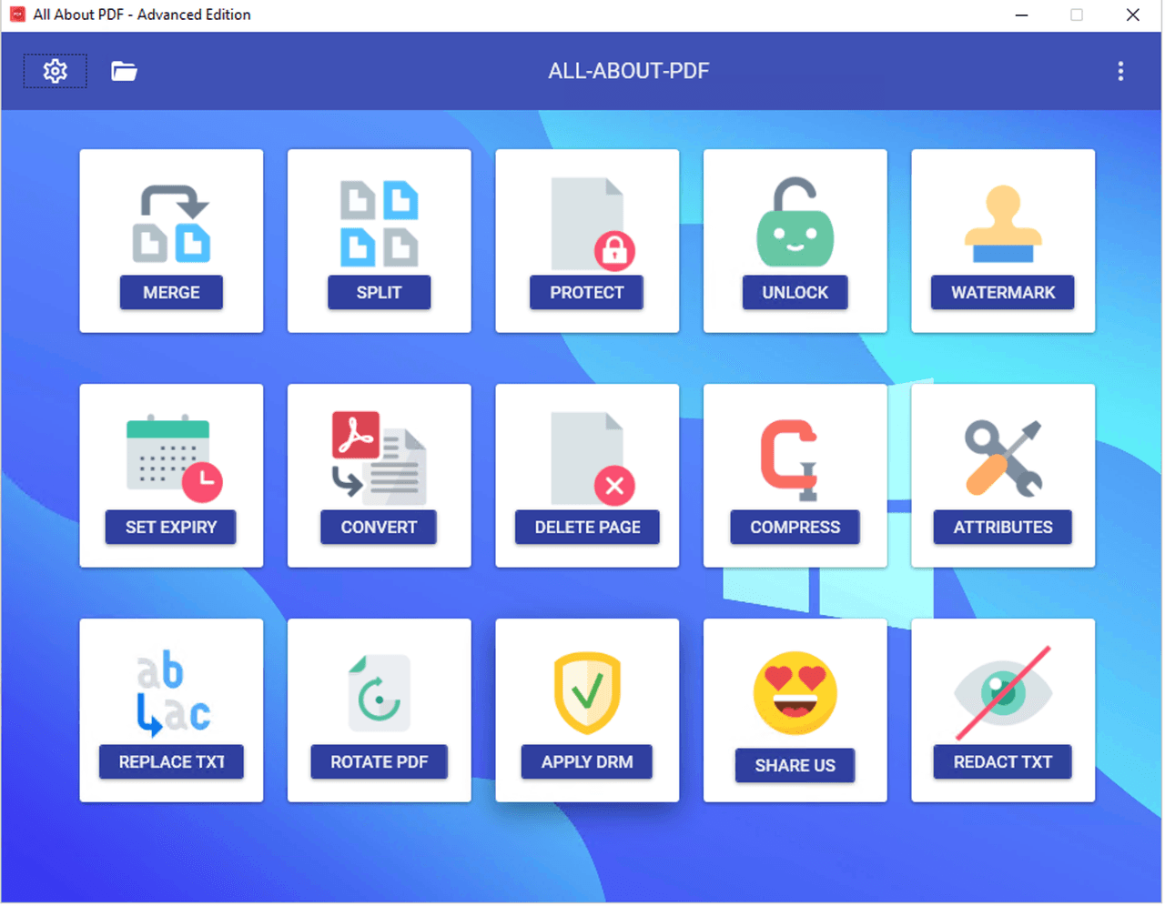 The complete solution for all your PDF needs.