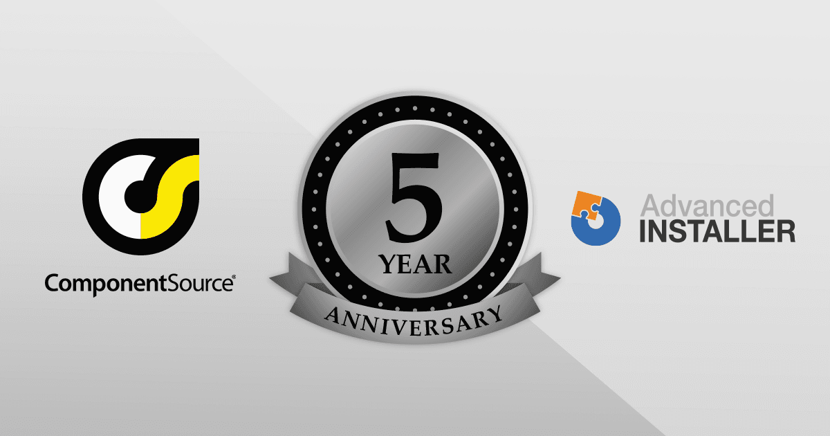Celebrating 5 Years Working with Advanced Installer