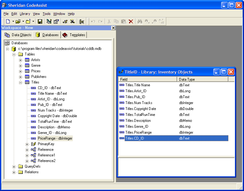 You can drag fields from the Database Browser to create the Data Object. You can also rearrange the order of the fields in the Data Object using drag and drop.