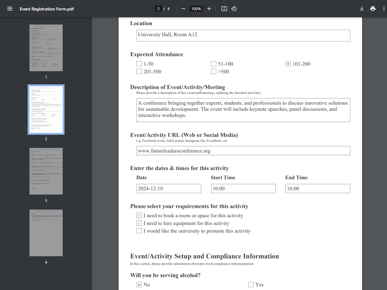 imagem do produto SurveyJS PDF Generator