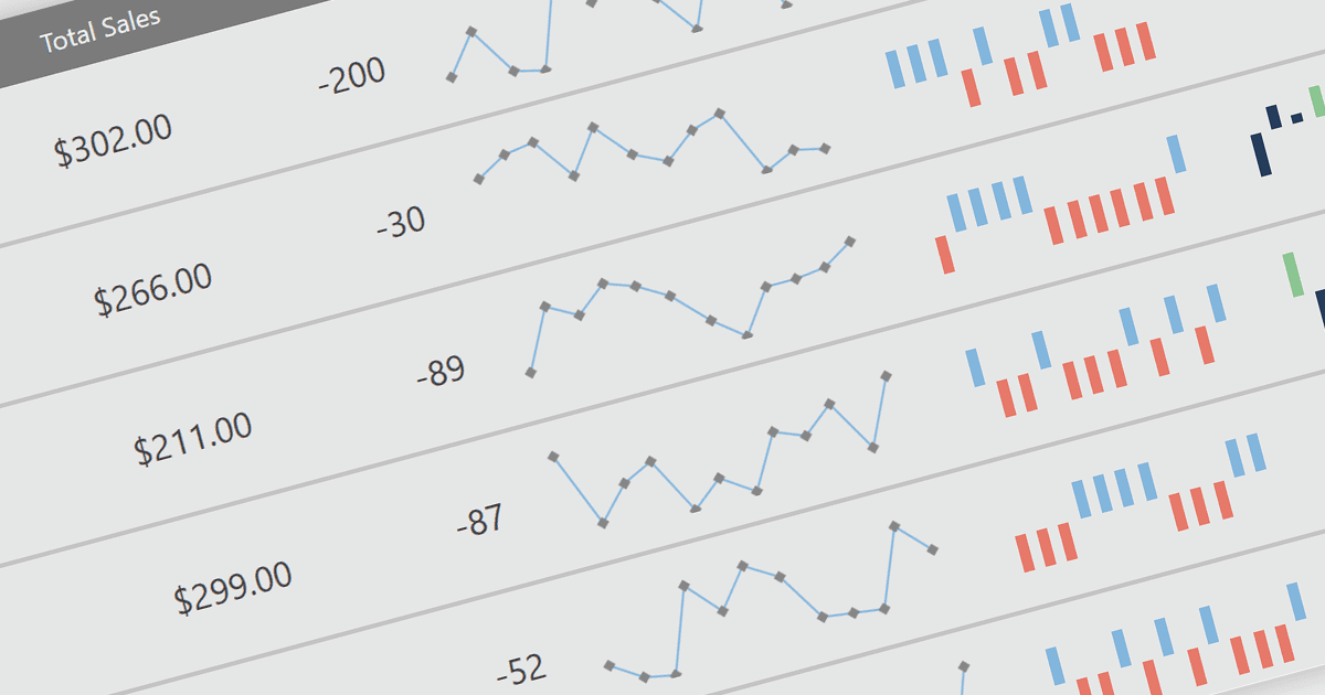 Adding Sparklines to your Reports with WPF
