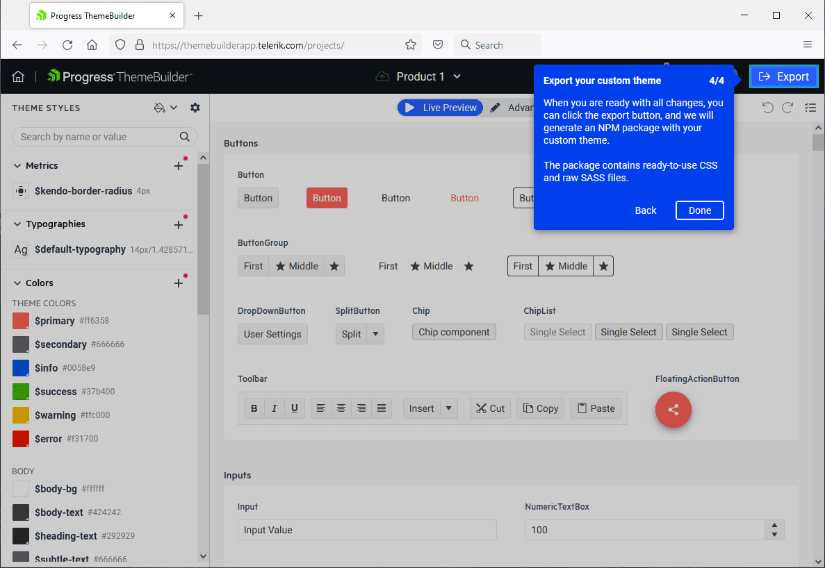 Progress ThemeBuilder product image
