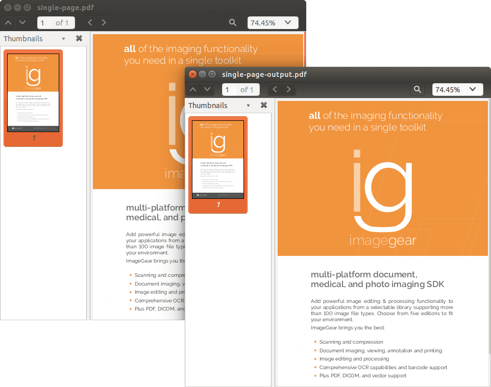 ImageGear for Java PDF released