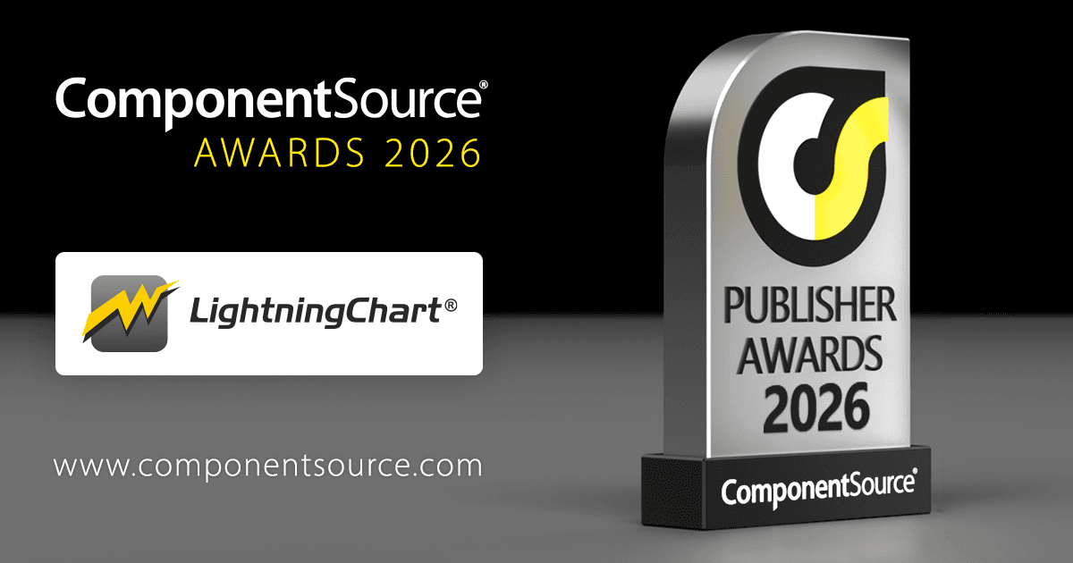 LightningChart Wins ComponentSource Award