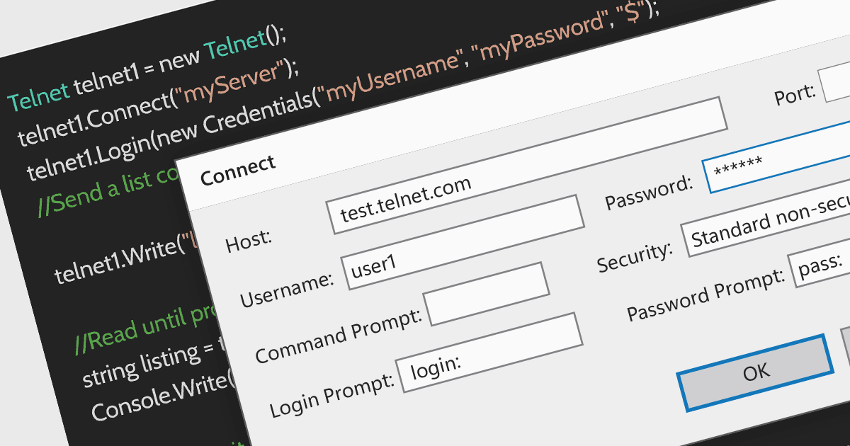 Connect to Remote Servers via Telnet