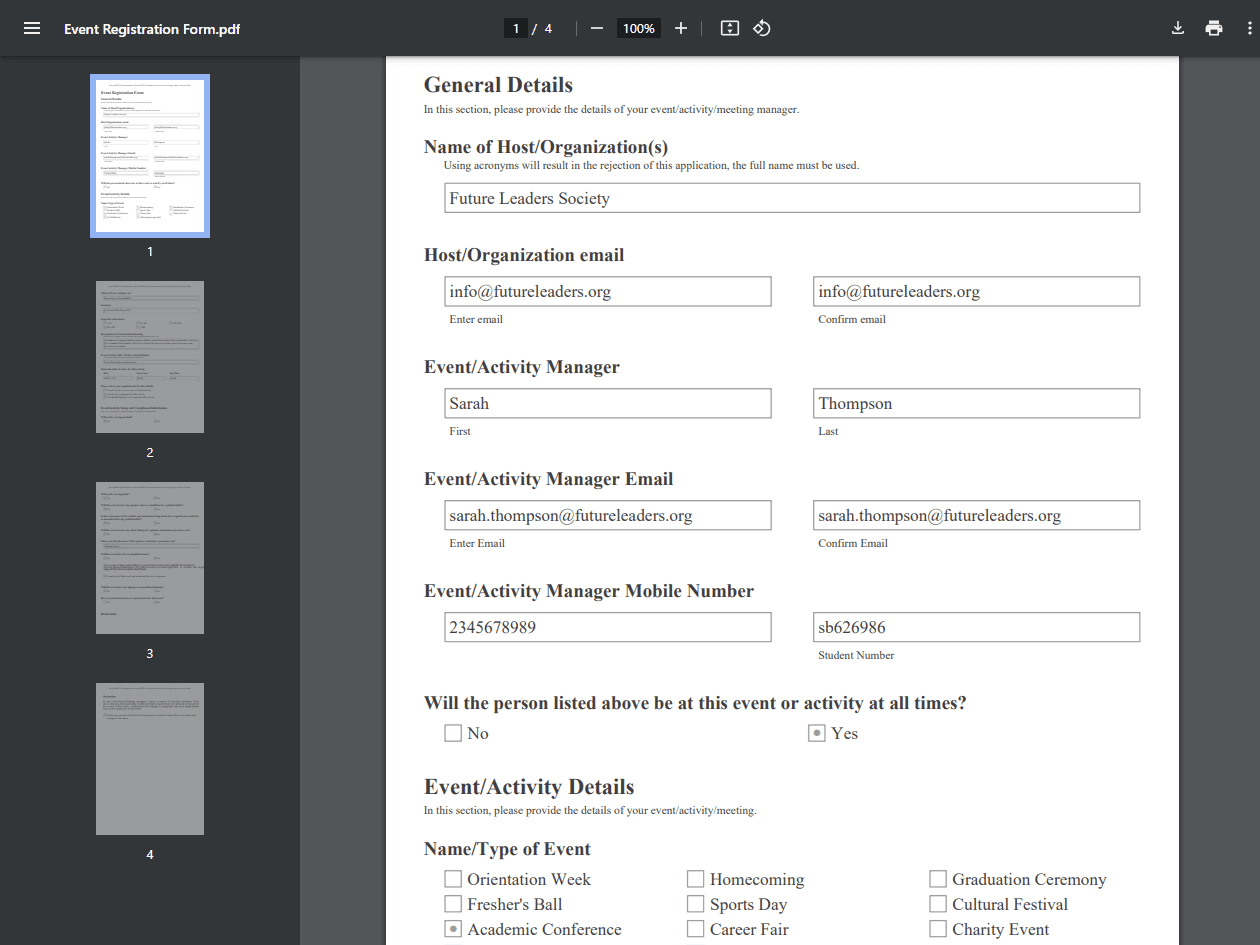imagem do produto SurveyJS PDF Generator