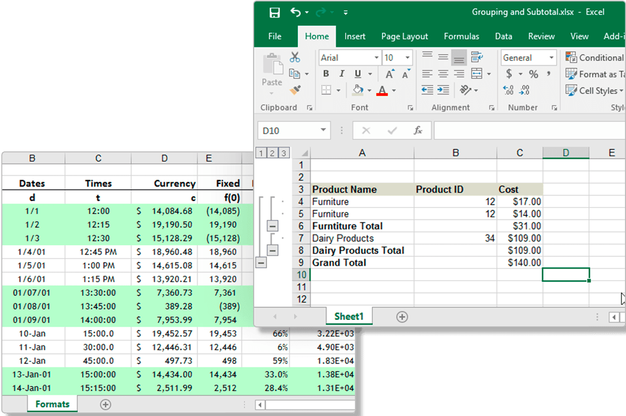 ComponentOne ASP.NET MVC Excel product image ComponentOne ASP.NET MVC Excel product image