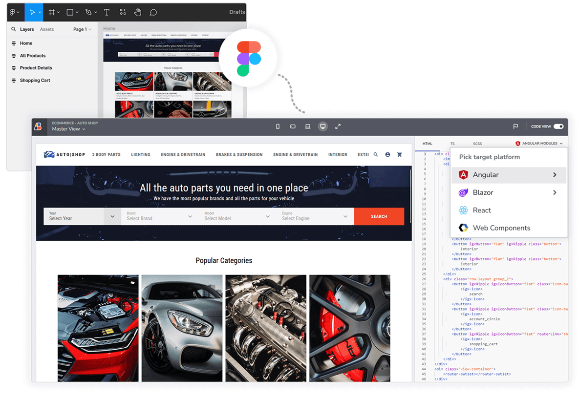 Infragistics App Builder product image
