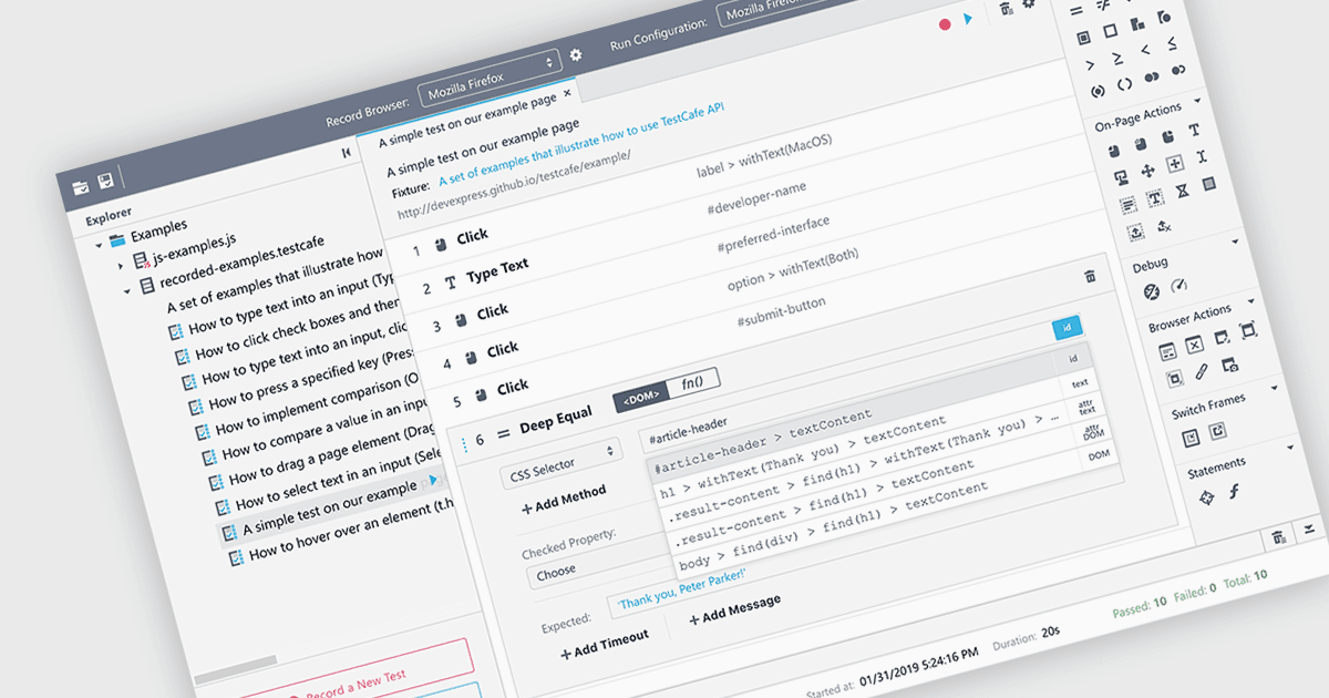 Tests mit nativer Chromium-Automatisierung verbessern