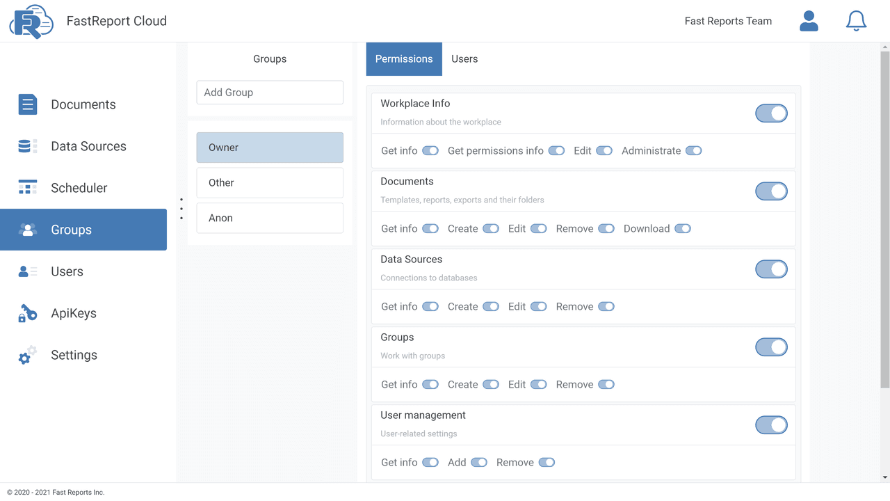 immagine del prodotto FastReport Cloud