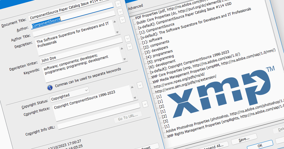Improve PDF Management with XMP Extraction