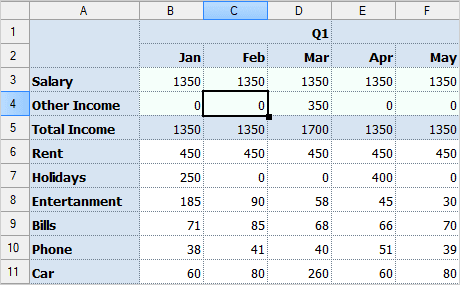 A powerful .NET spreadsheet component for editing, styling and formatting large amounts of data.