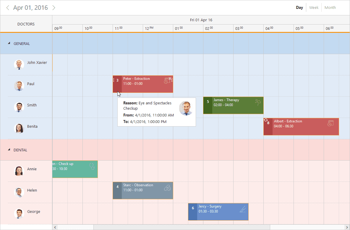 Syncfusion ASP.NET MVC Calendar and Scheduling Controls product image