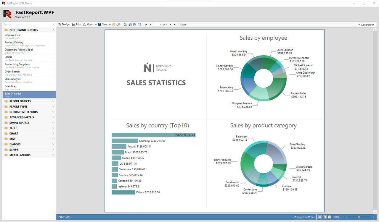 FastReport .NET WPF product image