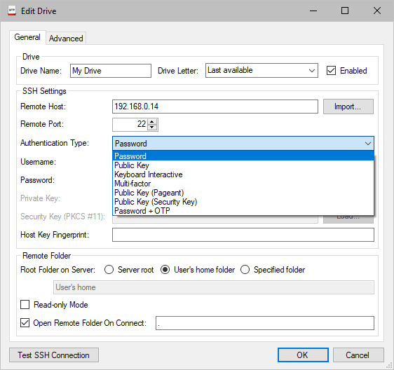 An easy-to-use utility that mounts SFTP servers as local drives.