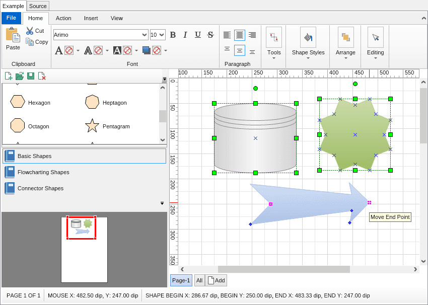 Develop specialized diagramming or drawing applications of any type.