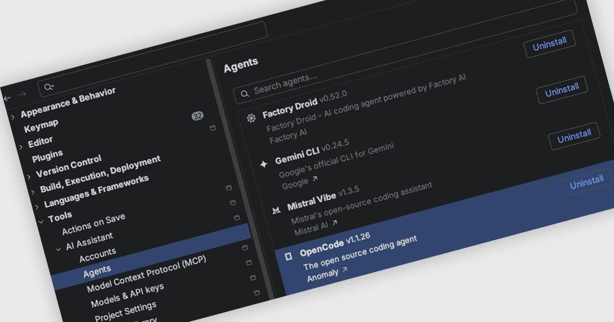 Browse and Install AI Agents Directly in Your IDE