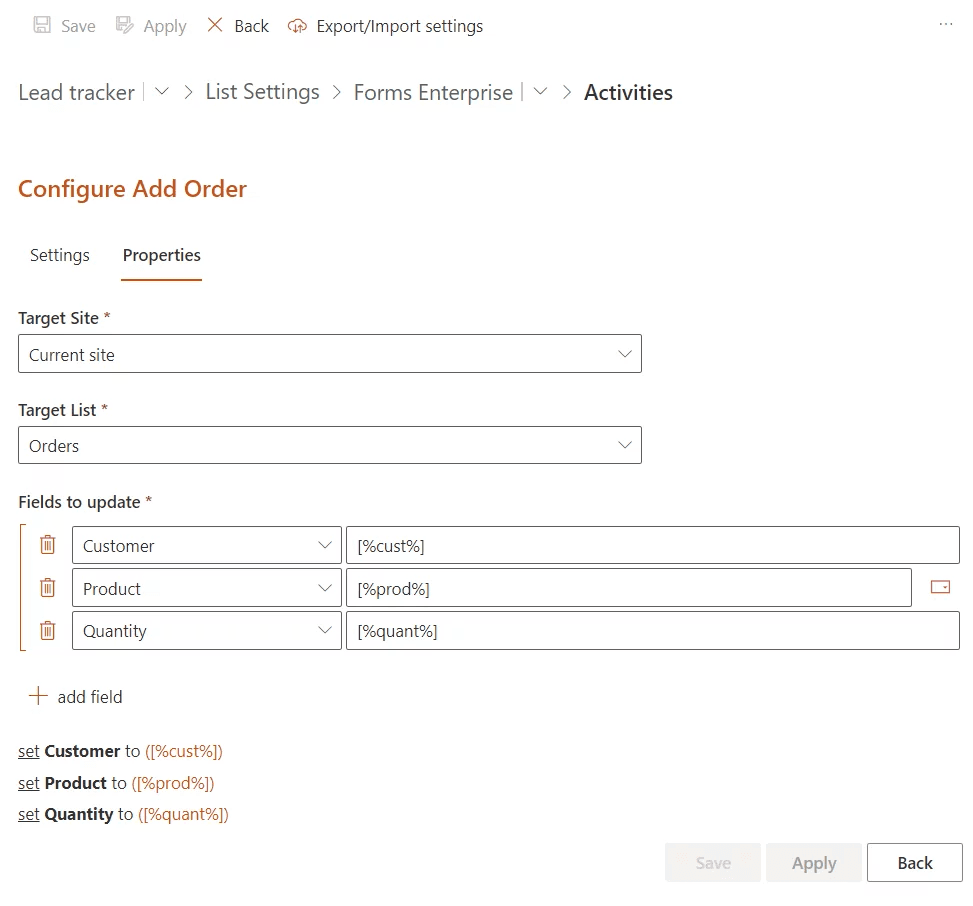 Create custom and dynamic SharePoint forms.