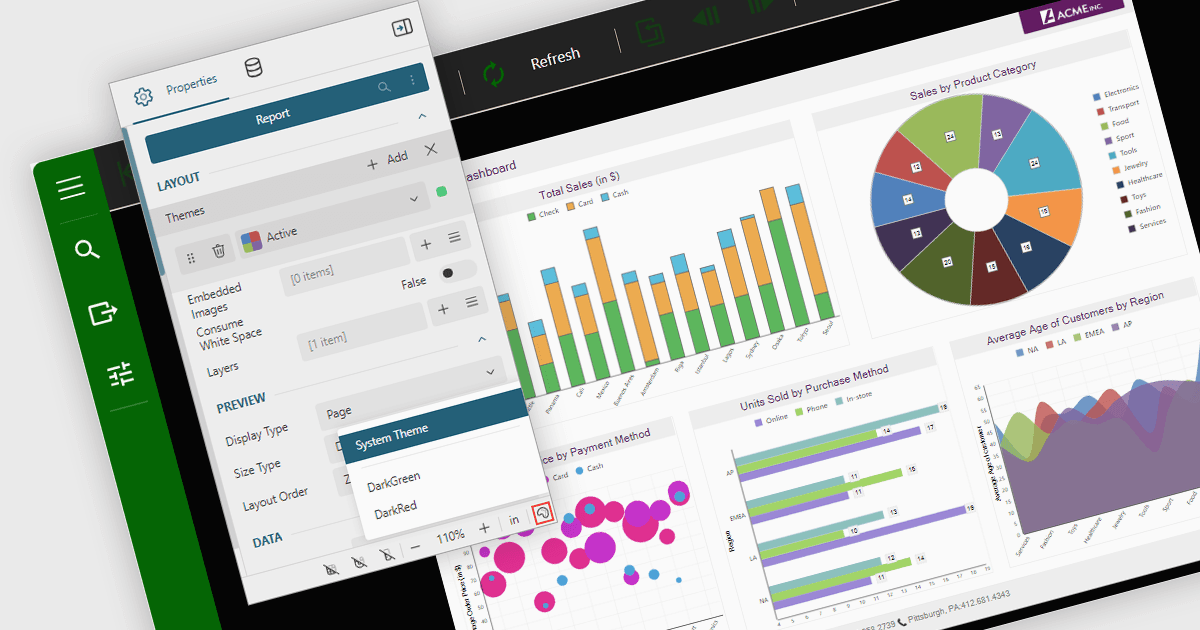 Seamlessly Integrate Your Brand in Reporting Apps