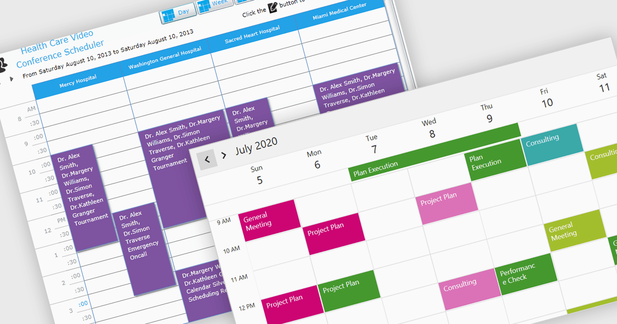 Efficiently Plan Appointments with Calendar Views