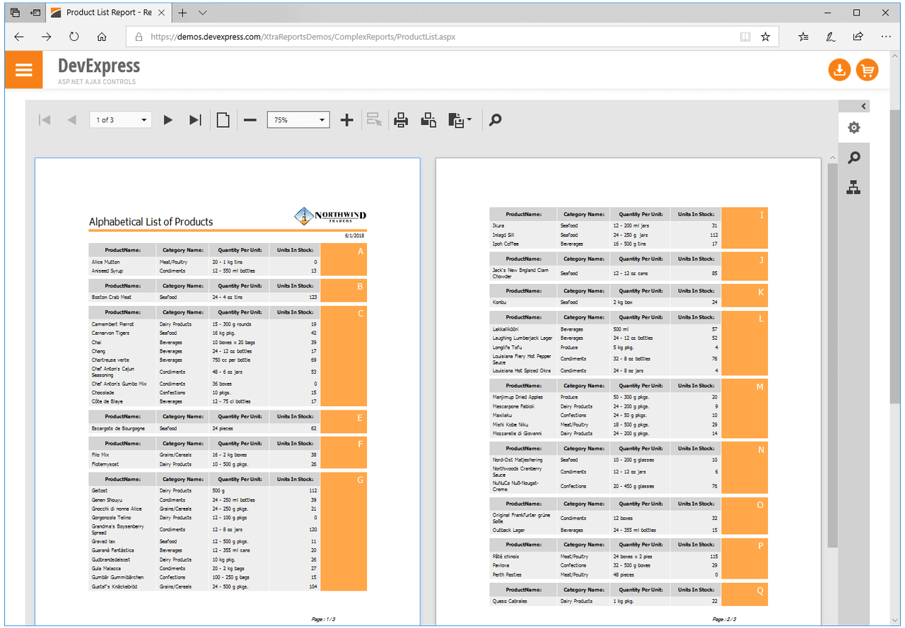 DevExpress Reporting Produktbild