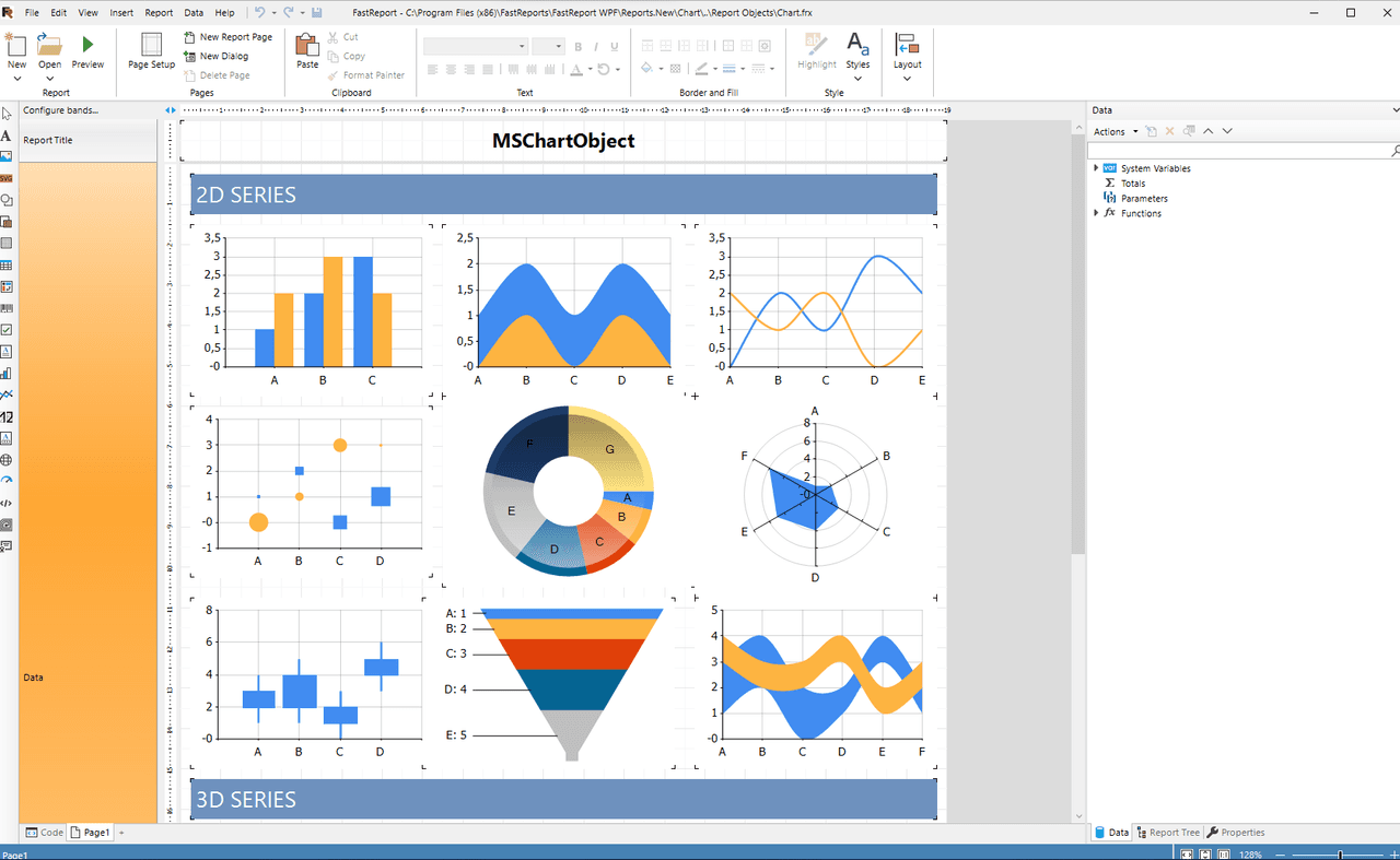 Reporting and document creation library for WPF.