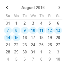 jQWidgets Vue Calendar product image