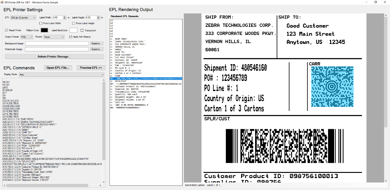 Neodynamic EPLPrinter Emulator SDK for .NET Standard 產品圖片