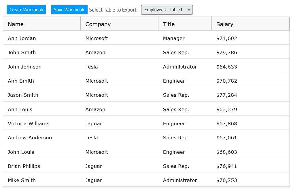 Infragistics Ignite UI for React Excel Library product image Infragistics Ignite UI for React Excel Library product image