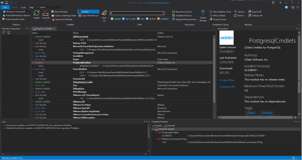 immagine del prodotto PowerShell ModuleManager