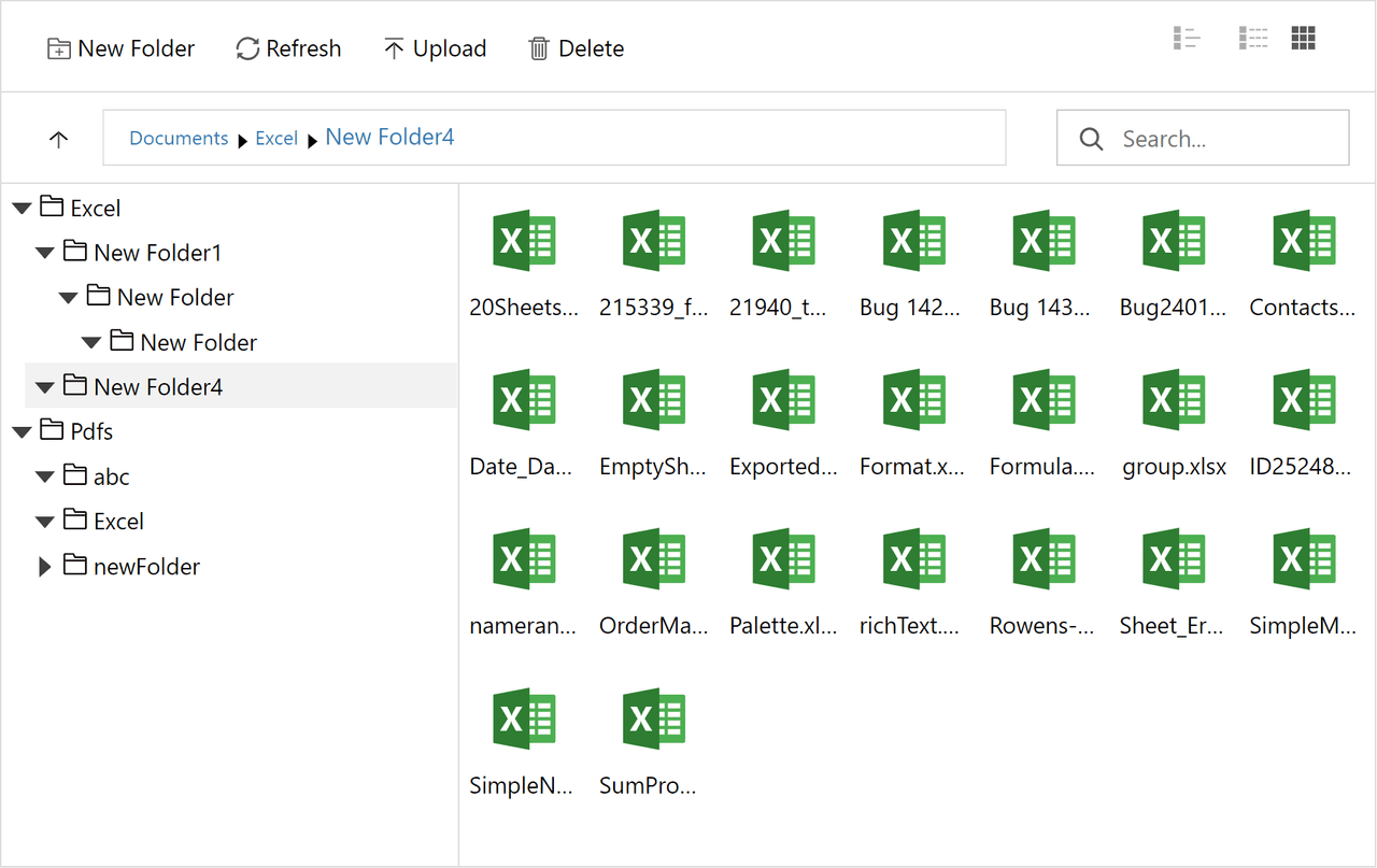 ComponentOne ASP.NET Core File Manager Produktbild