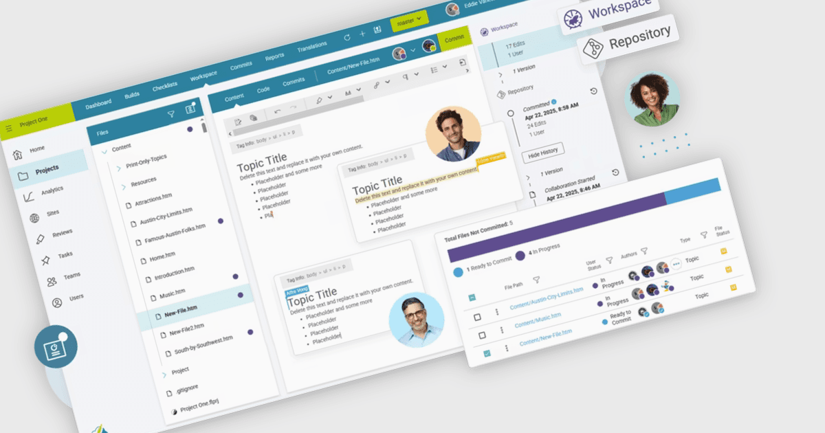 Create and Manage Content in the Cloud