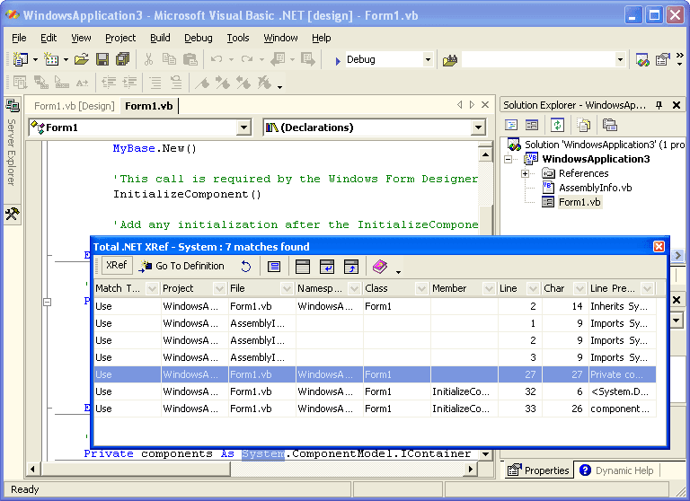 imagen del producto Total .NET Xref for Visual Studio 2002/2003