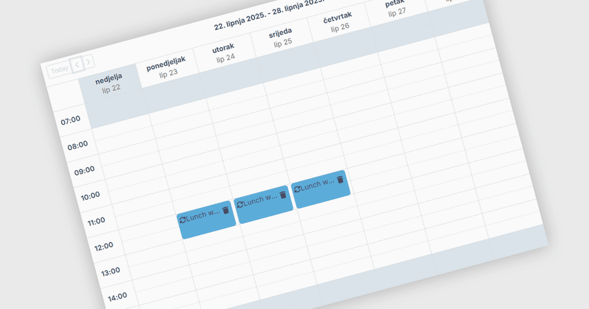 Manage Events Easily with a Built-In Scheduler