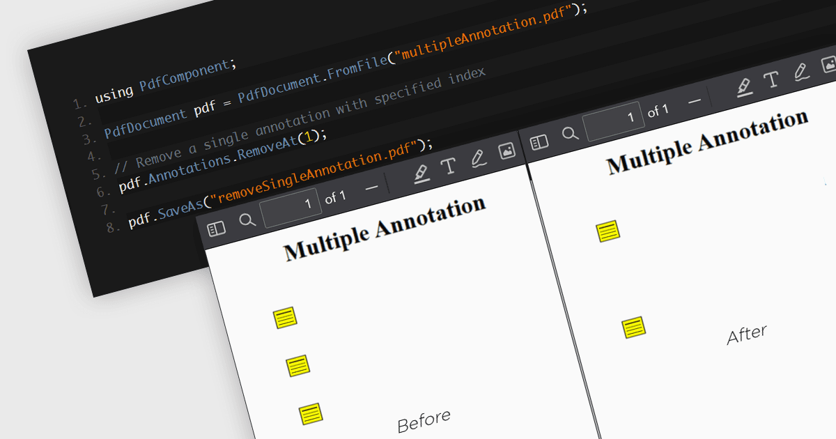Remove PDF Annotations in .NET 8
