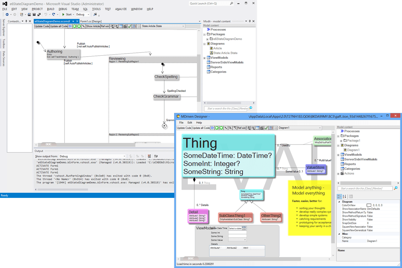 CapableObjects MDriven released