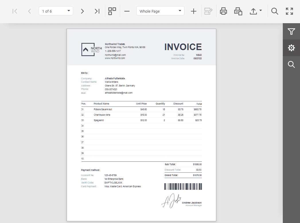 DevExpress ASP.NET Core Reporting product image