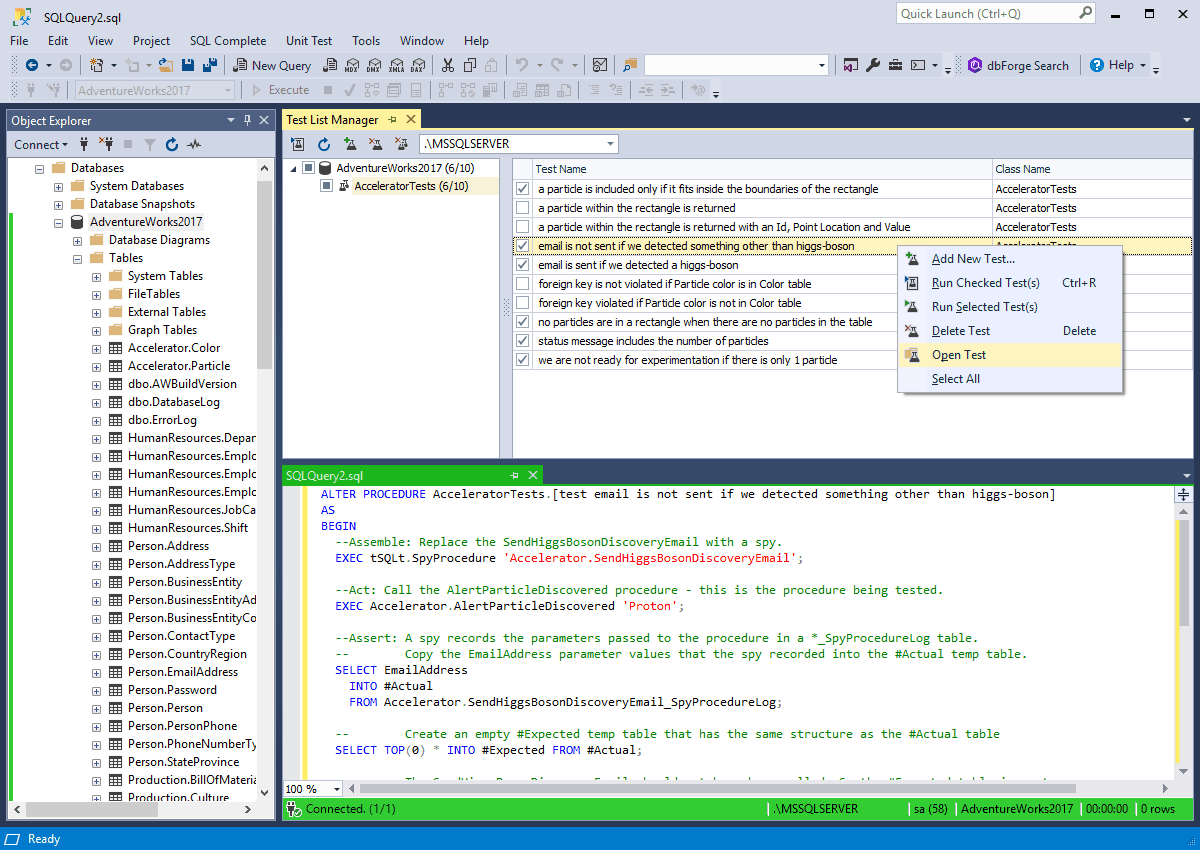 imagen del producto dbForge Unit Test